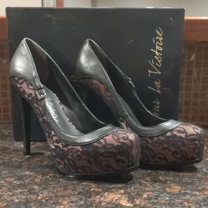 Pour la Victoire high heels shoes. Size Amazing